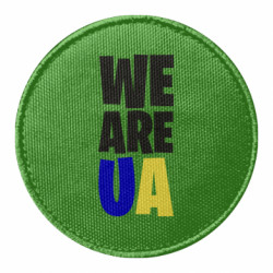 Шеврон круглый we are UA