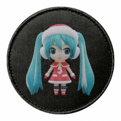 Шеврон круглый Winter Hatsune Miku - FATLINE Шеврон круглый Winter Hatsune Miku