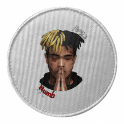 Шеврон круглый XXXTentacion Alone - FATLINE Шеврон круглый XXXTentacion Alone