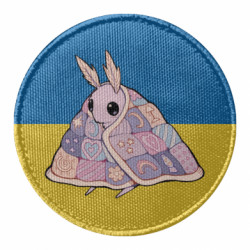 Шеврон круглий Замерзла міль - FATLINE Шеврон круглий Замерзла міль