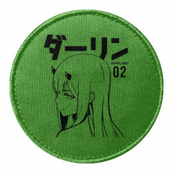 Шеврон круглый Zero Two Girl - FATLINE Шеврон круглый Zero Two Girl