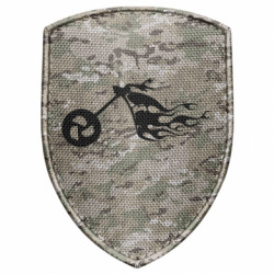 Шеврон щит Аццкий байк