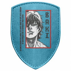 Шеврон щит Боец Баки