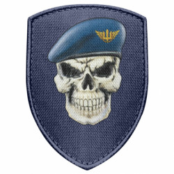 Шеврон щит Череп. Воздушные силы Украины - FATLINE Шеврон щит Череп. Воздушные силы Украины