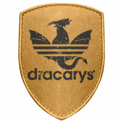 Шеврон щит Dracarys - FATLINE Шеврон щит Dracarys