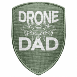 Шеврон щит Drone dad - FATLINE Шеврон щит Drone dad