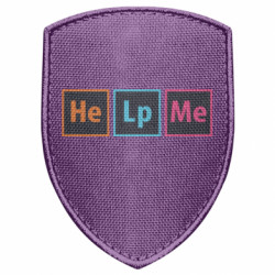 Шеврон щит Help me Adobe