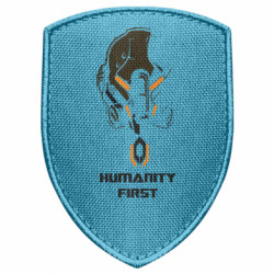 Шеврон щит Humanity first