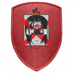 Шеврон щит Itachi Uchiha