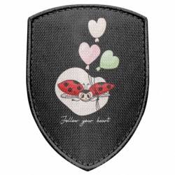 Шеврон щит Жук с воздушными шарами