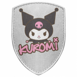 Шеврон щит Kuromi Sanrio - FATLINE Шеврон щит Kuromi Sanrio