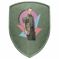 Шеврон щит Modern Степан Бандера - FATLINE Шеврон щит Modern Степан Бандера