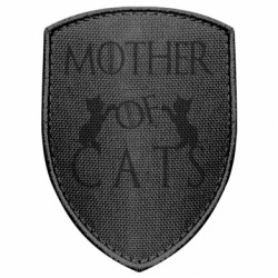 Шеврон щит Mother of cats1 - FATLINE Шеврон щит Mother of cats1