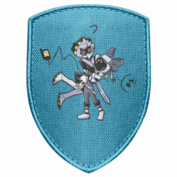 Шеврон щит Мультфільм Дрони вбивці - FATLINE Шеврон щит Мультфільм Дрони вбивці