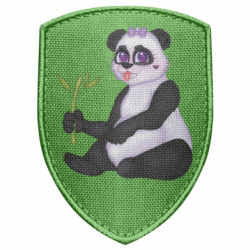 Шеврон щит Панда Наоми