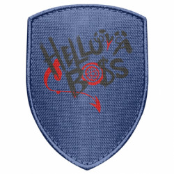 Шеврон щит Адский босс Лого - FATLINE Шеврон щит Адский босс Лого