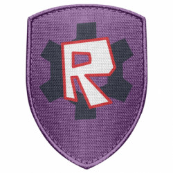 Шеврон щит Roblox mini logo - FATLINE Шеврон щит Roblox mini logo