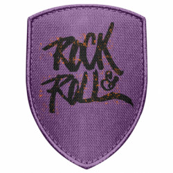 Шеврон щит Рок н ролл