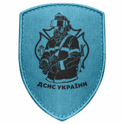 Шеврон щит Спасатель ГСЧС Украины - FATLINE Шеврон щит Спасатель ГСЧС Украины