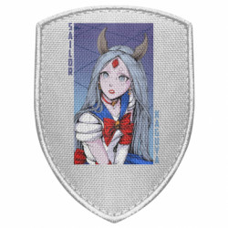 Шеврон щит Sailor Kaguya - FATLINE Шеврон щит Sailor Kaguya