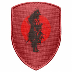 Шеврон щит Samurai spray - FATLINE Шеврон щит Samurai spray