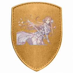 Шеврон щит SAO Асуна - FATLINE Шеврон щит SAO Асуна