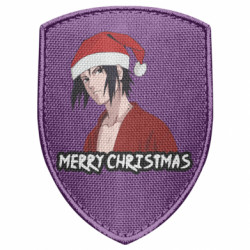 Шеврон щит Sasuke Merry Christmas - FATLINE Шеврон щит Sasuke Merry Christmas
