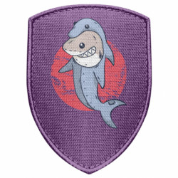 Шеврон щит Shark or dolphin - FATLINE Шеврон щит Shark or dolphin