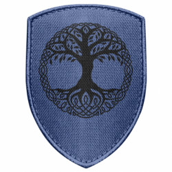 Шеврон щит Стародавнее дерево - FATLINE Шеврон щит Стародавнее дерево