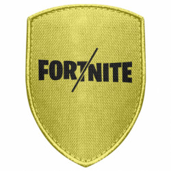 Шеврон щит Stop Fortnite - FATLINE Шеврон щит Stop Fortnite