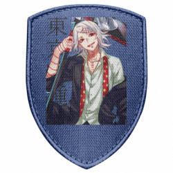 Шеврон щит Судзуя Джузо Токийский гуль - FATLINE Шеврон щит Судзуя Джузо Токийский гуль