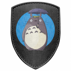 Шеврон щит Тоторо под Зонтиком - FATLINE Шеврон щит Тоторо под Зонтиком