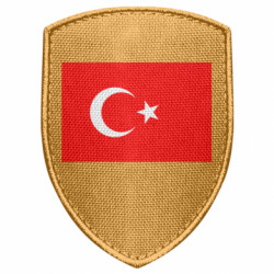 Шеврон щит Туреччина - FATLINE Шеврон щит Туреччина