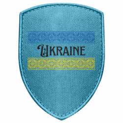 Шеврон щит Українська вишиванка - FATLINE Шеврон щит Українська вишиванка
