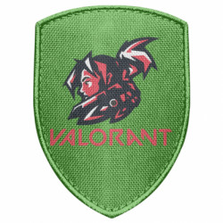 Шеврон щит Valorant girl