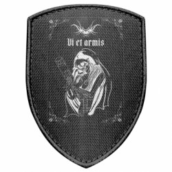 Шеврон щит Vi et armis - FATLINE Шеврон щит Vi et armis