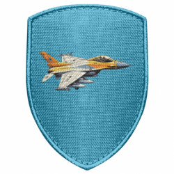 Шеврон щит Истребитель ф-16 - FATLINE Шеврон щит Истребитель ф-16