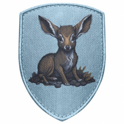 Шеврон щит Ушастый олень - FATLINE Шеврон щит Ушастый олень