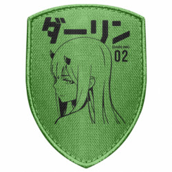 Шеврон щит Zero Two Girl