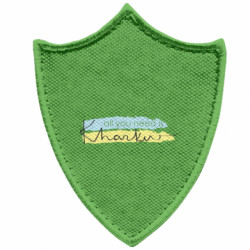 Шевроны заостренный щит