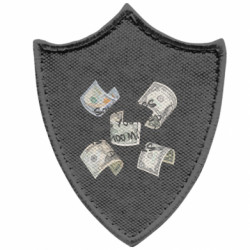 Шевроны заостренный щит