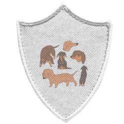 Шевроны заостренный щит