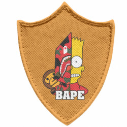 Шеврони загострений щит