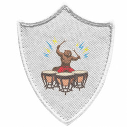 Шеврони загострений щит