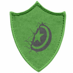 Шеврони загострений щит