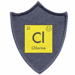 Шевроны заостренный щит