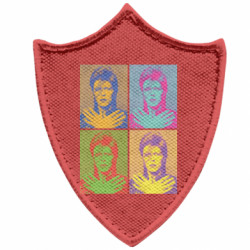 Шевроны заостренный щит