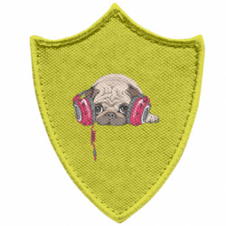 Шеврони загострений щит