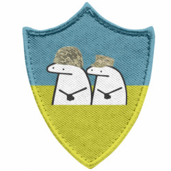Шеврони загострений щит