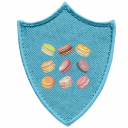 Шевроны заостренный щит
